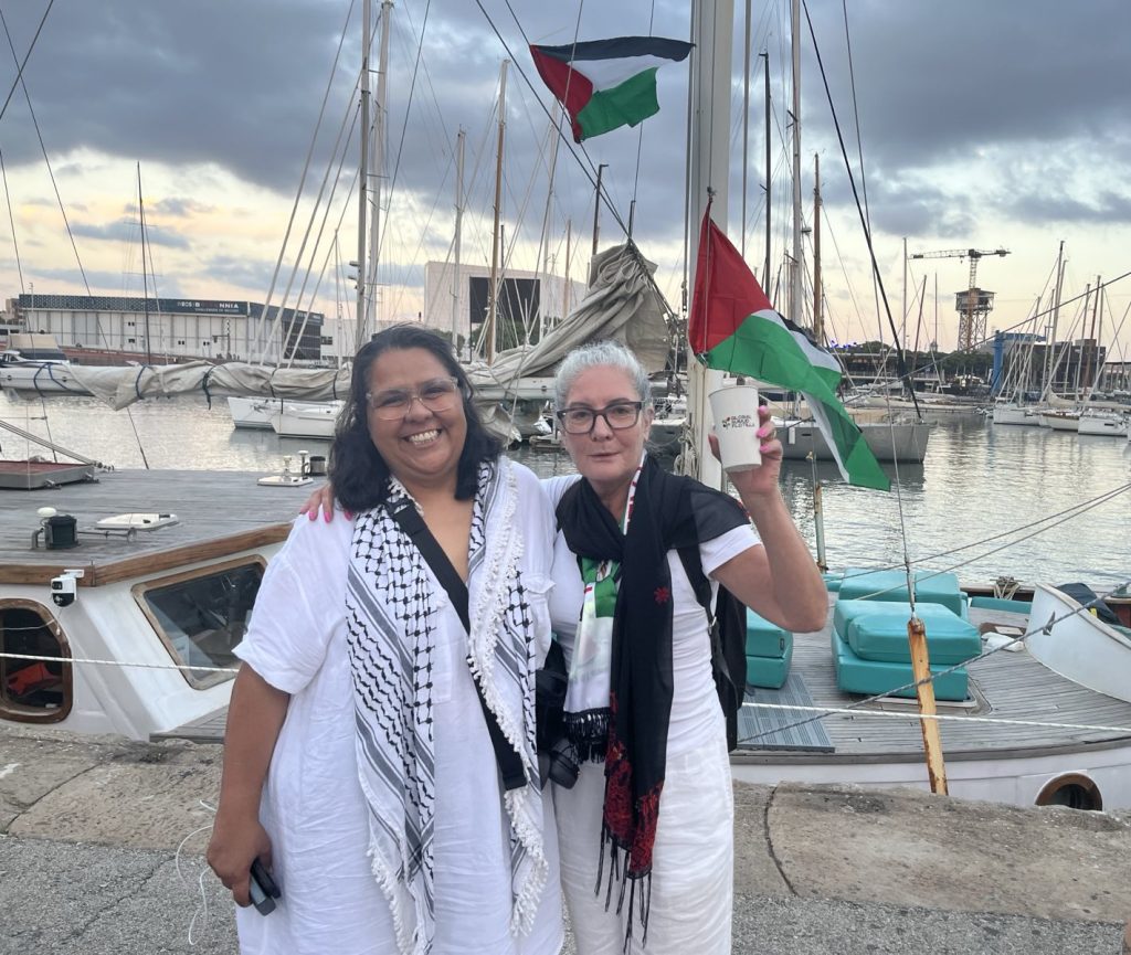 Lorena Delgado Varas och Jeannette Escanilla.